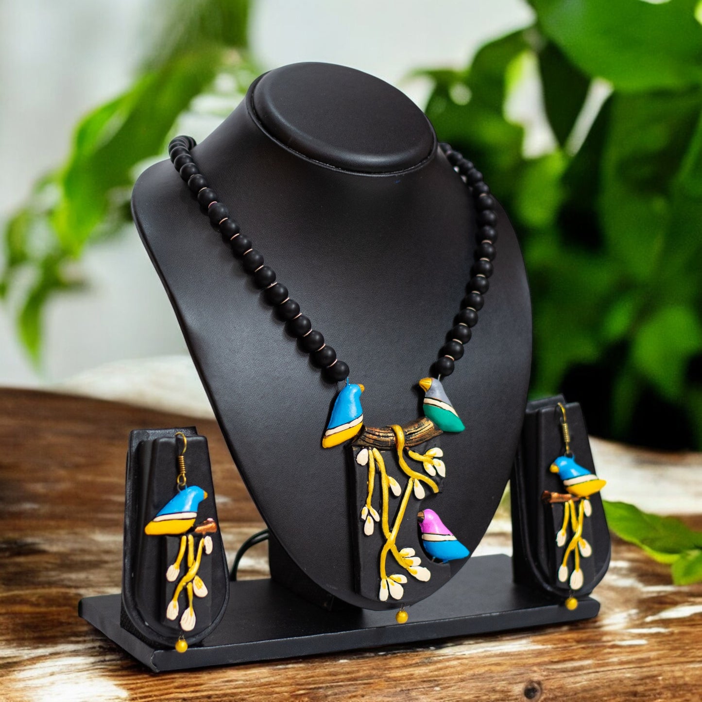Handmade Terracotta Jewelry Set TRN143