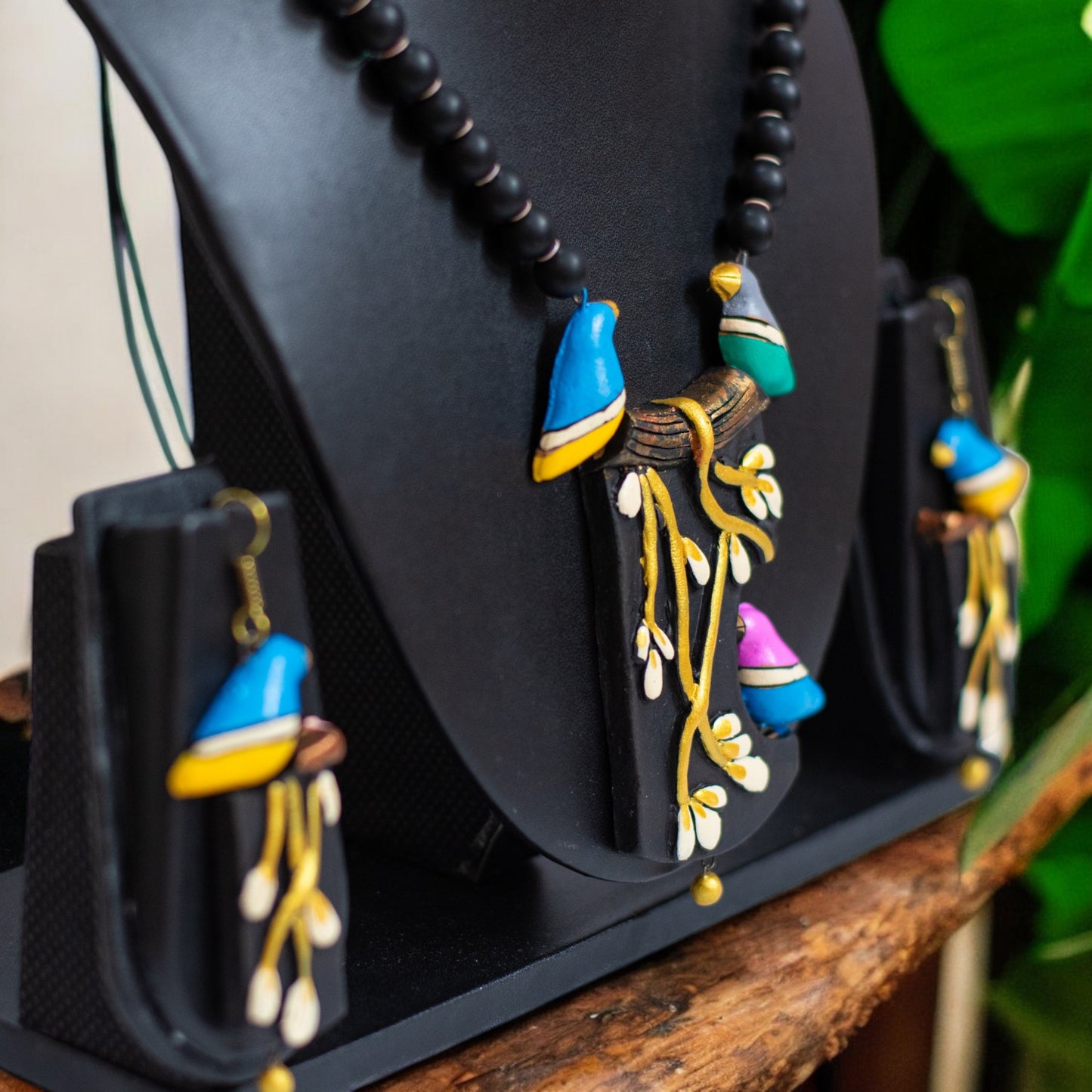 Handmade Terracotta Jewelry Set TRN143