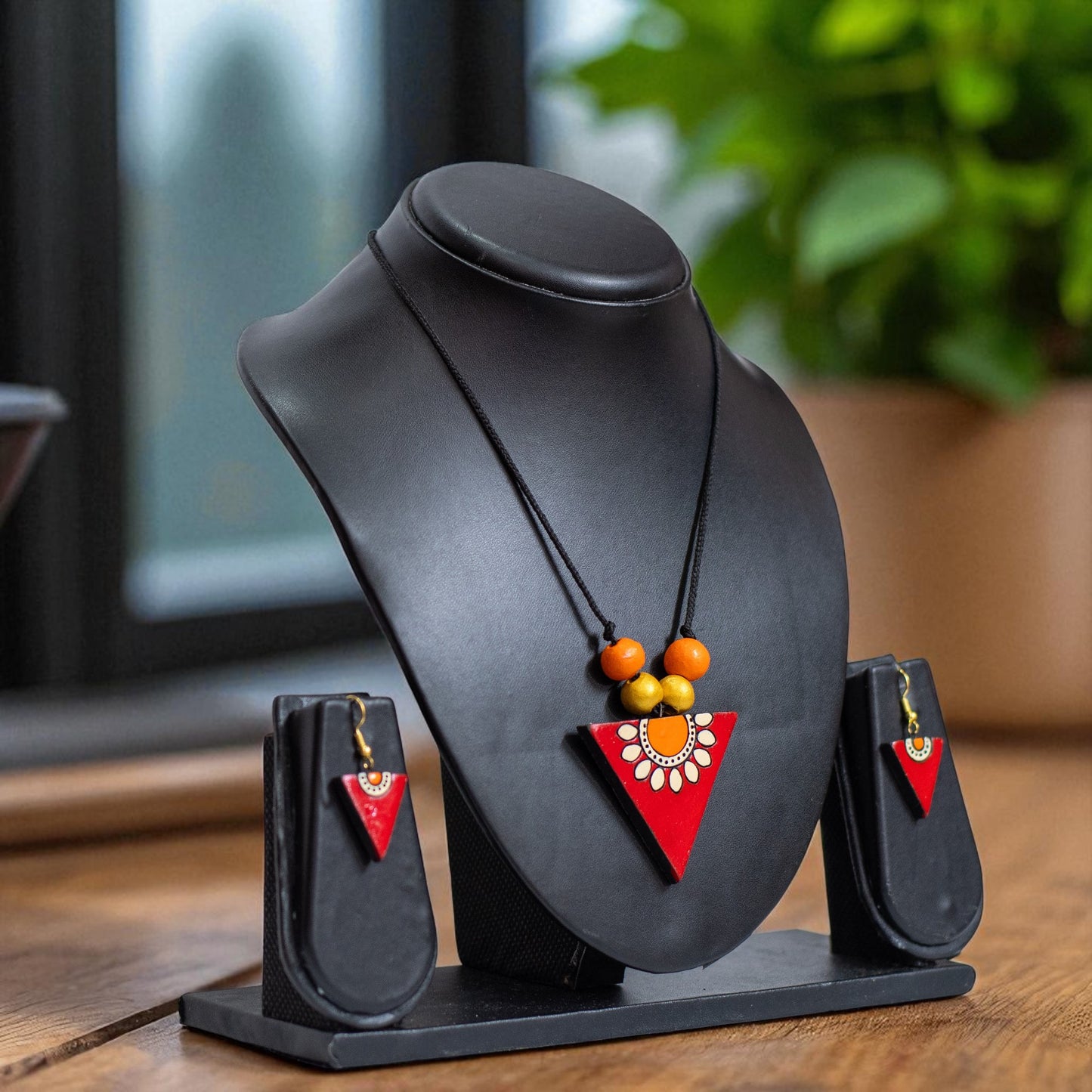 Handmade Terracotta Jewelry Set for Women TRN170