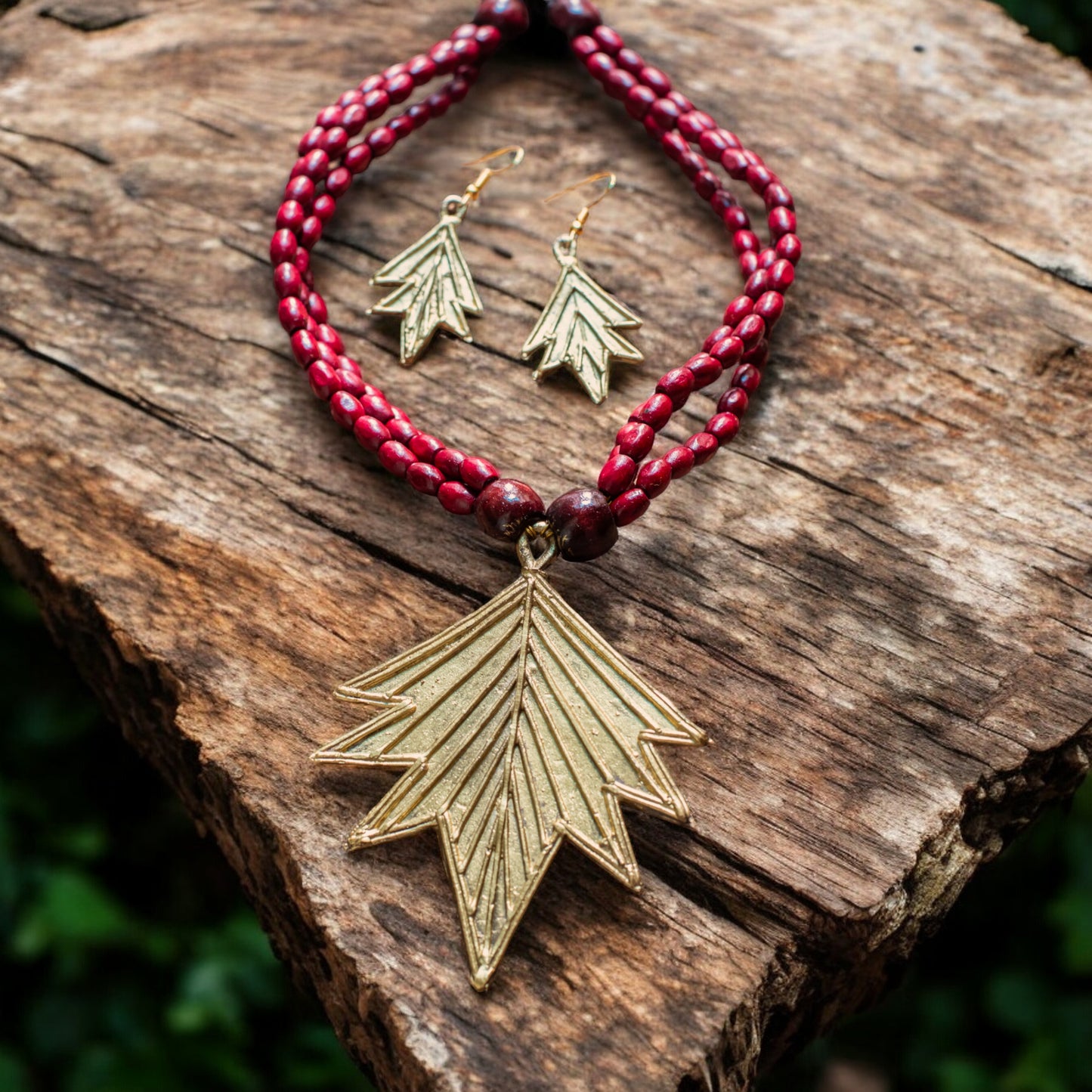 Dhokra Art Brass Metal Jewellery for Women D81