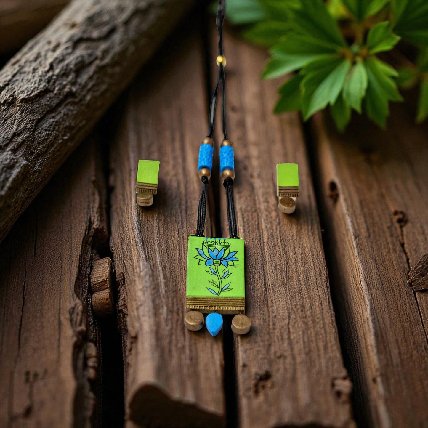 Handmade Terracotta Jewelry Set for Women TRN168