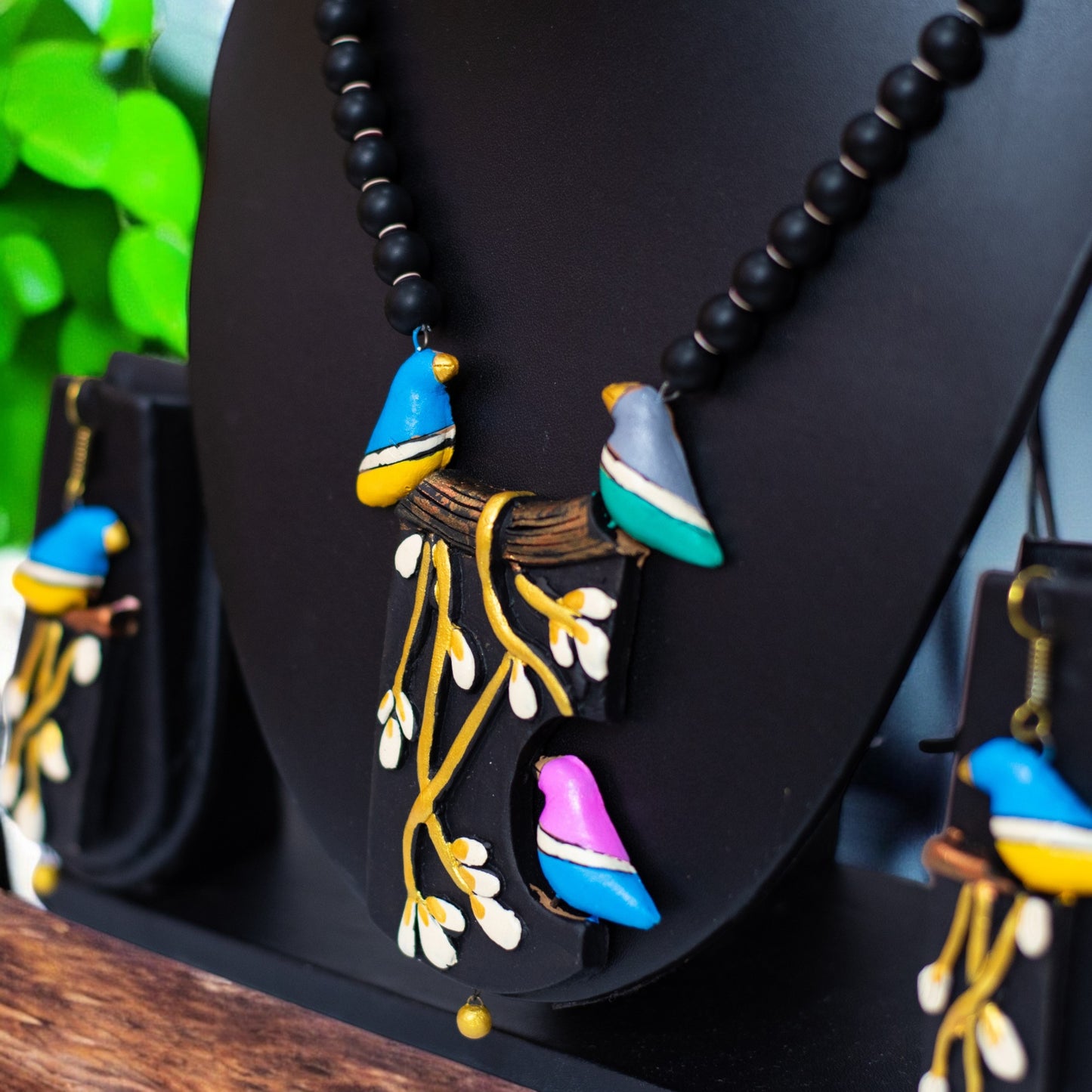Handmade Terracotta Jewelry Set TRN143