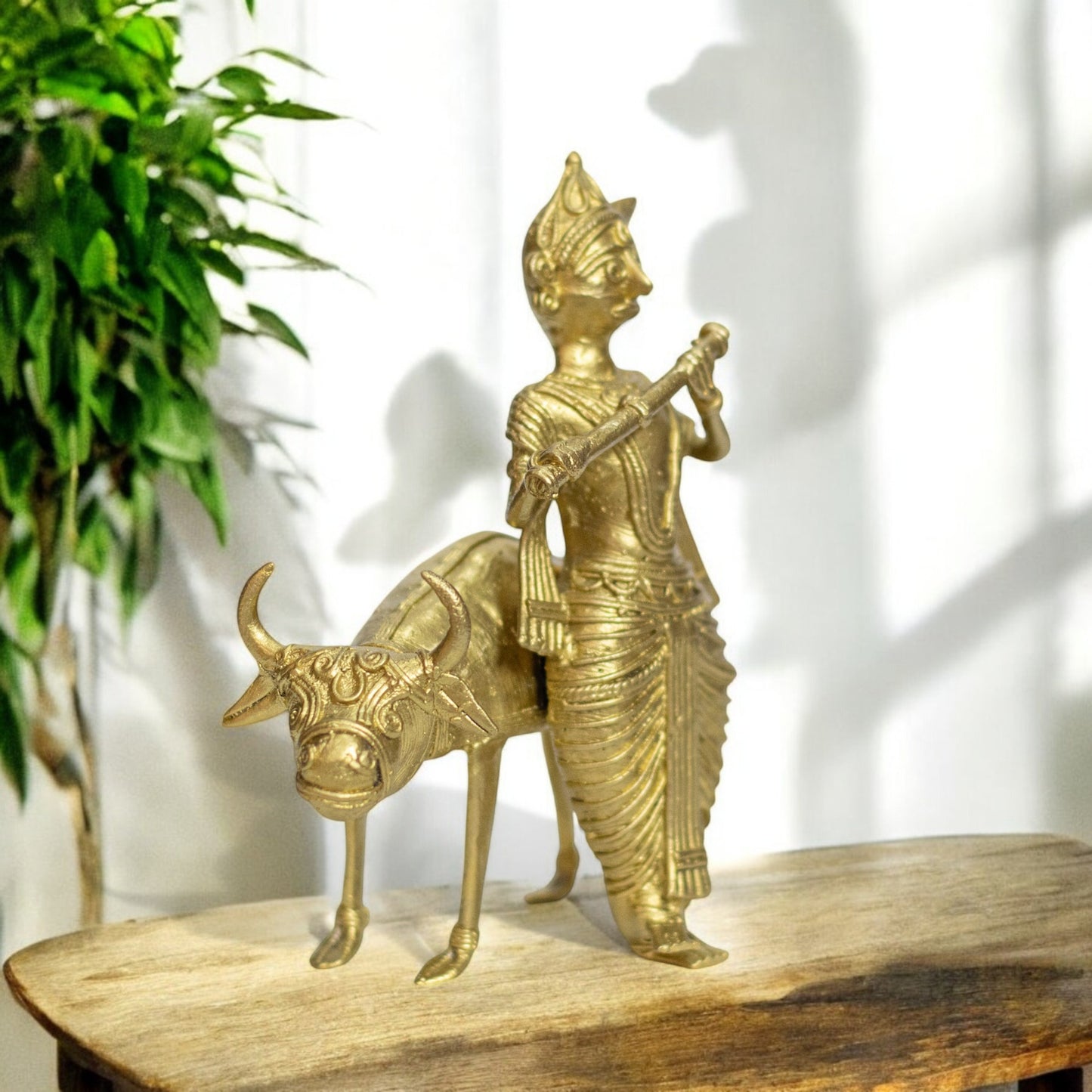 Dhokra Art Brass Metal Krishna || 5.5 inch || D45