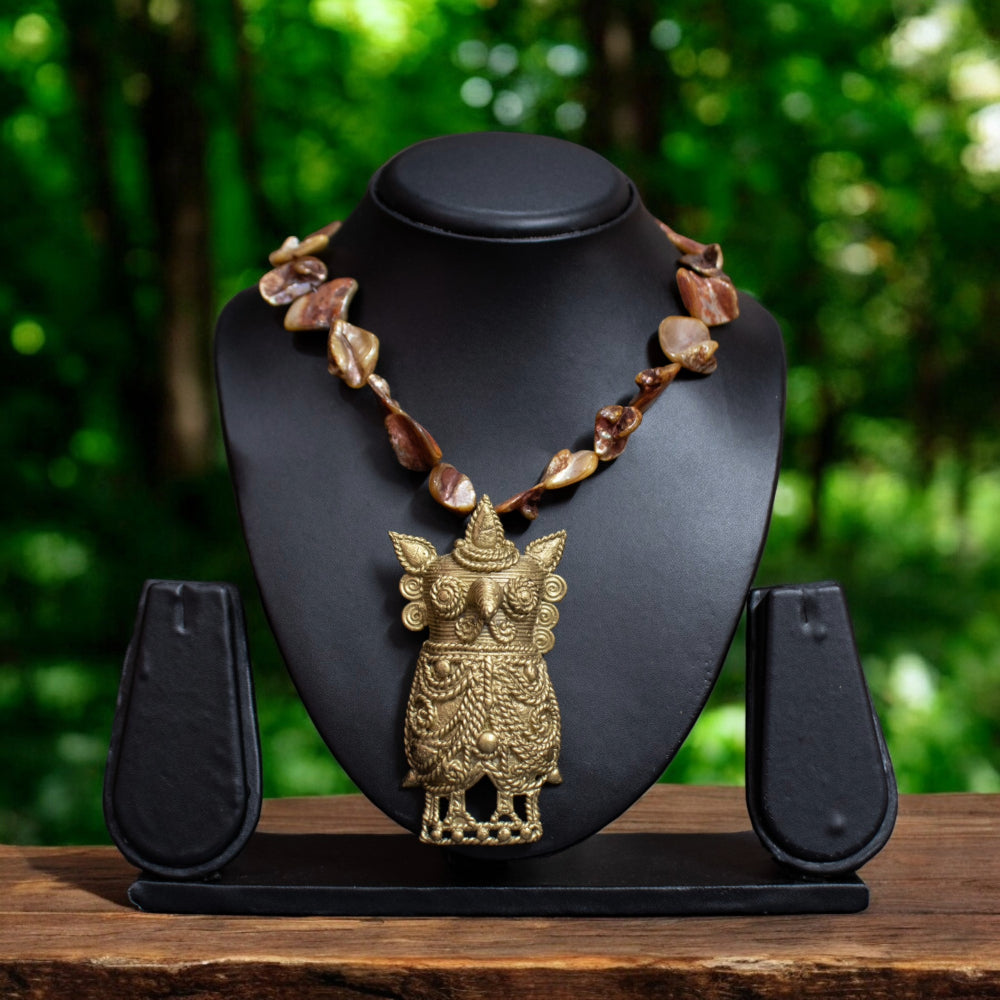 Dhokra Art Brass Metal Jewellery for Women D76