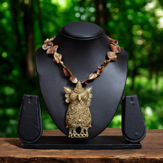 Dhokra Art Brass Metal Jewellery for Women D76