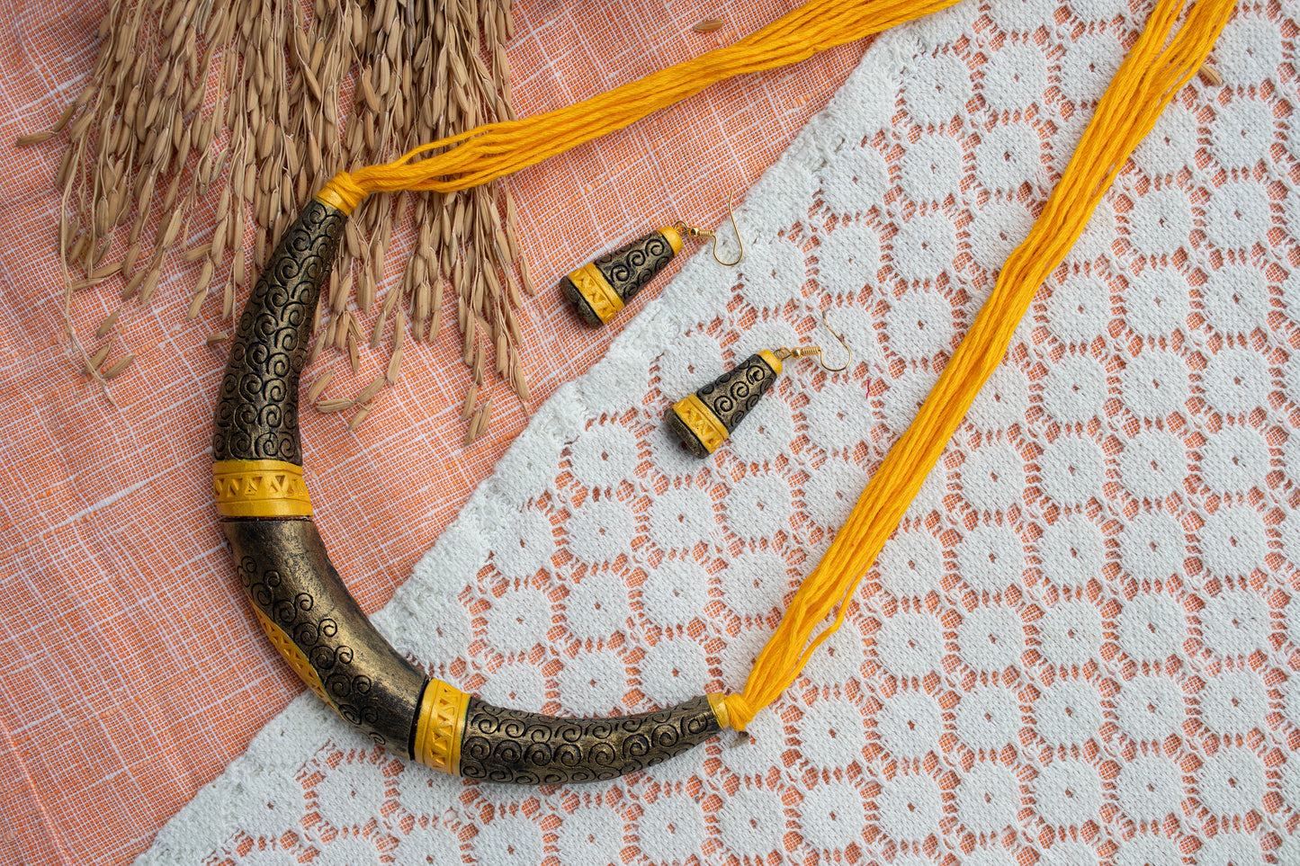 Handmade Terracotta Jewelry Set TR103