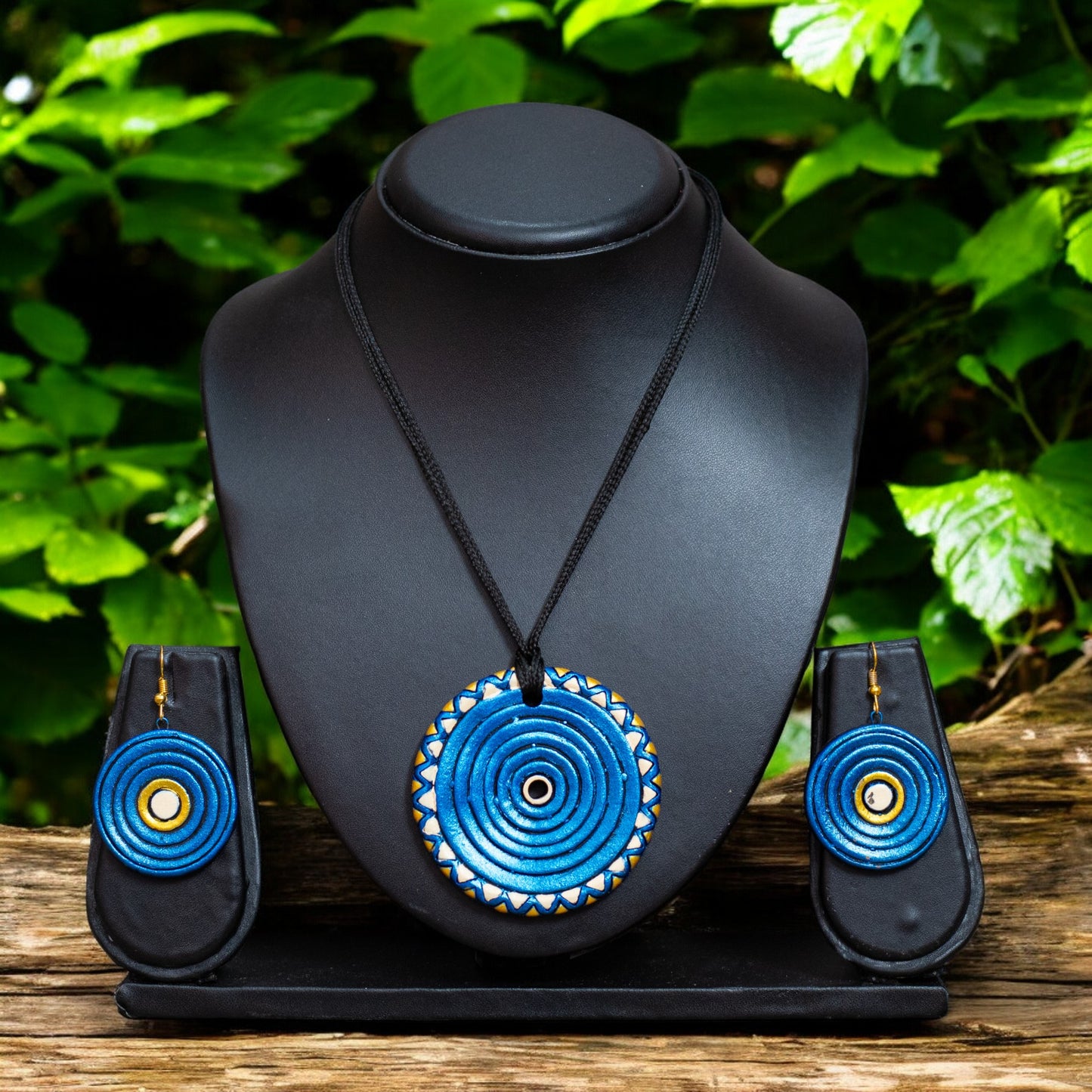 Handmade Terracotta Jewelry Set For Woman TR147
