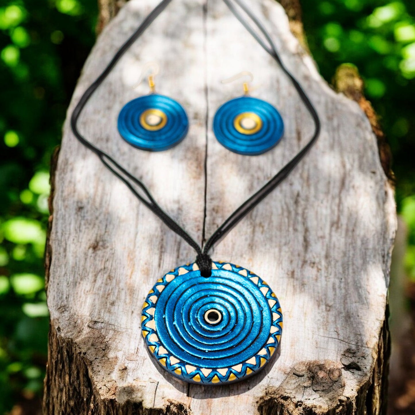 Handmade Terracotta Jewelry Set For Woman TR147
