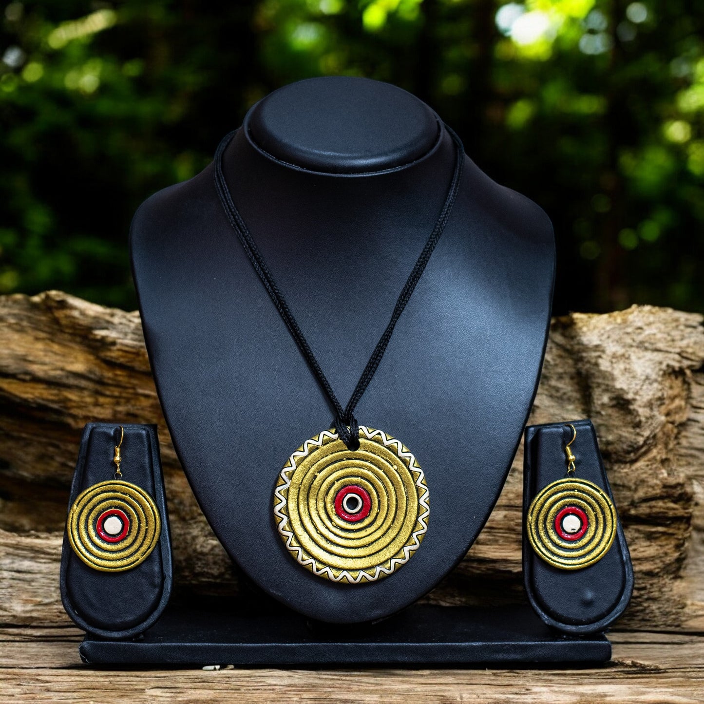 Handmade Terracotta Jewelry Set For Woman TR147