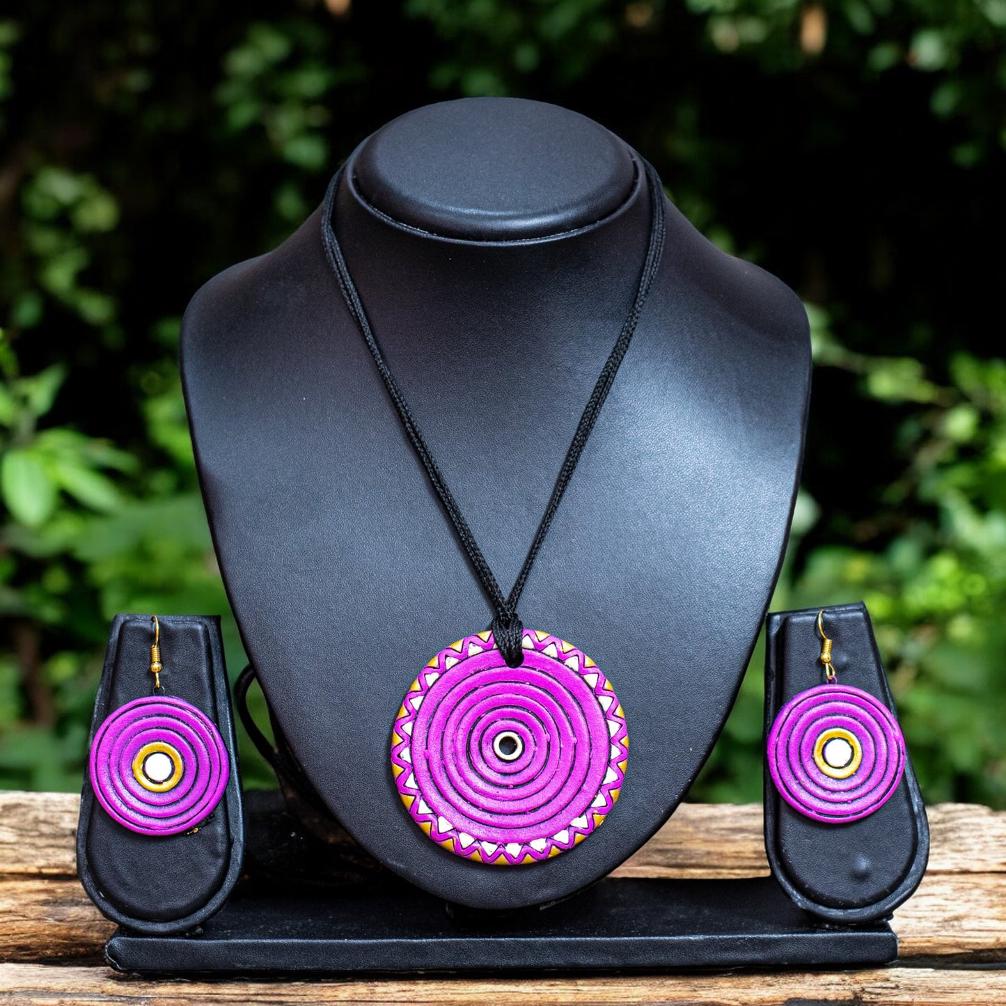 Handmade Terracotta Jewelry Set For Woman TR147