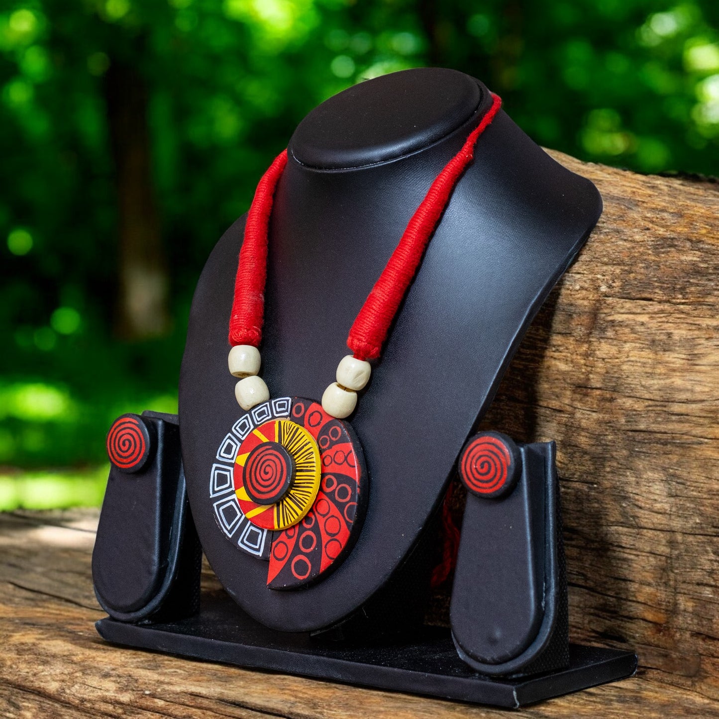 Handmade Terracotta Jewelry Set TR150