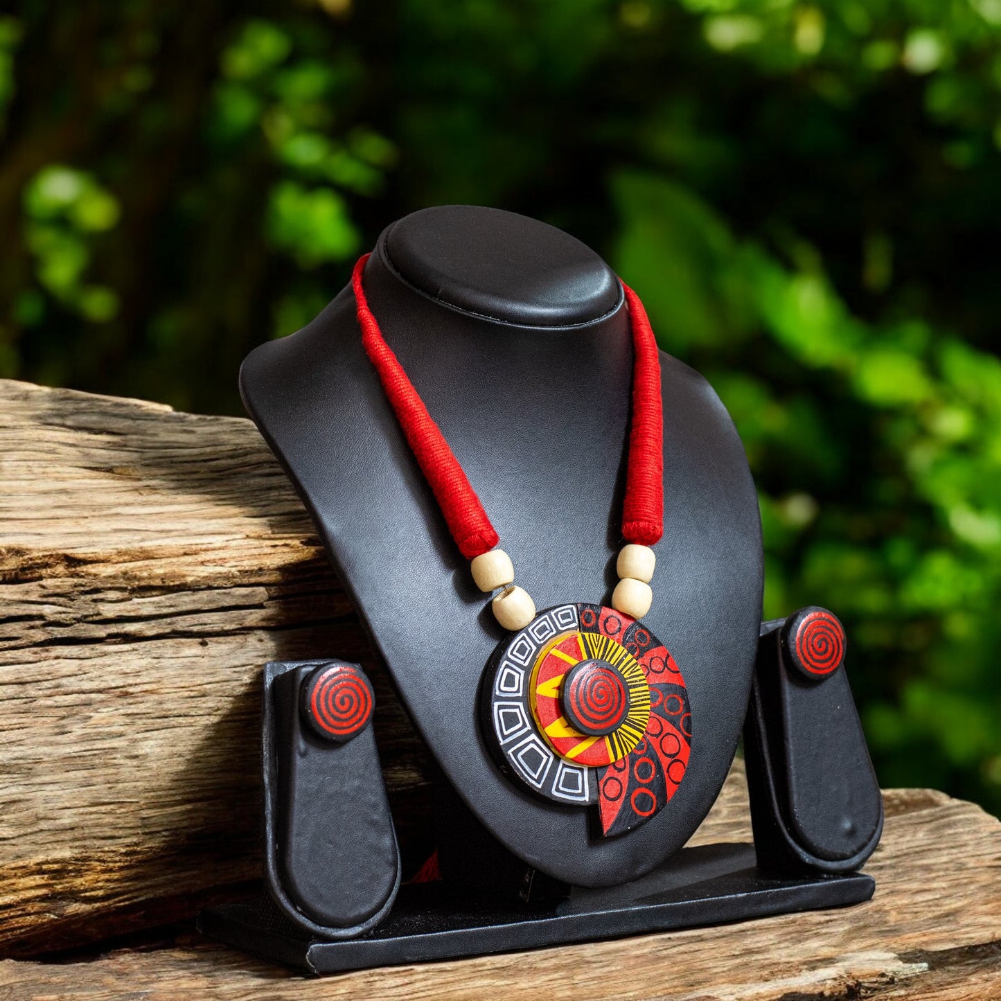 Handmade Terracotta Jewelry Set TR150