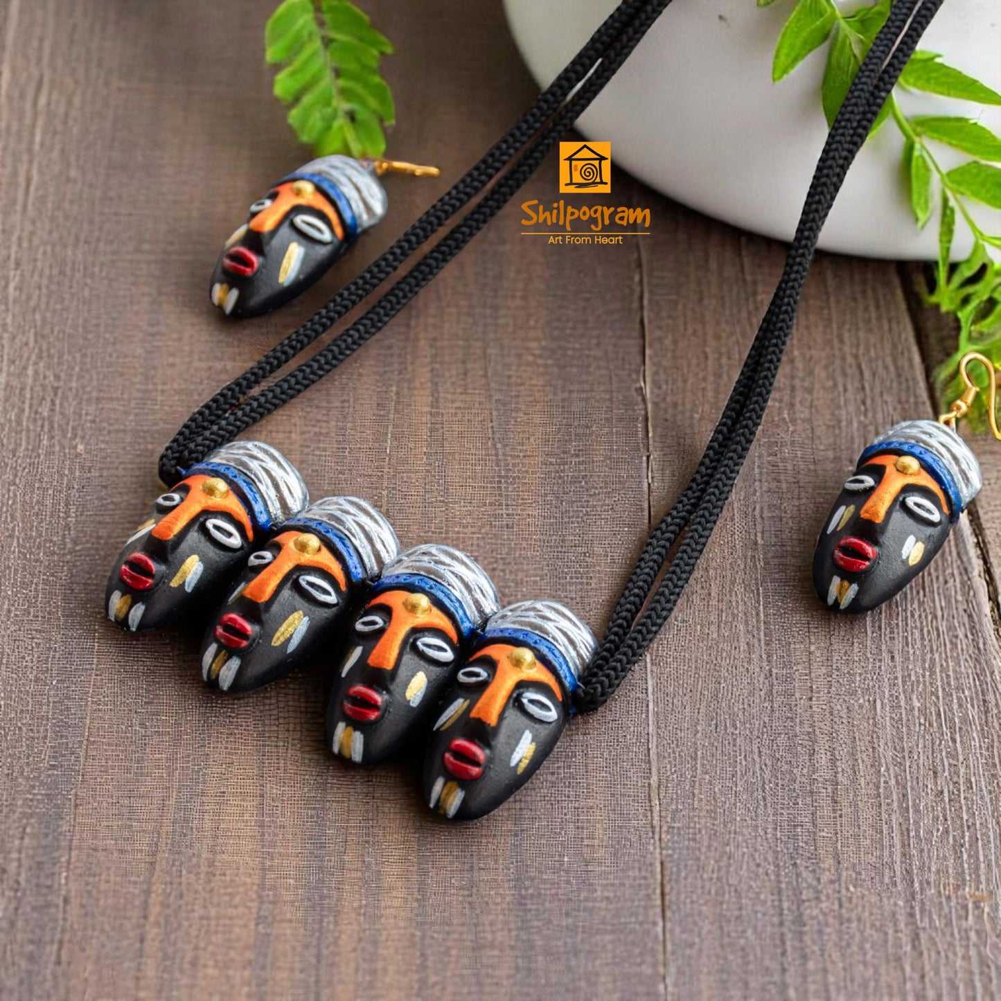 Handmade Terracotta Jewelry Set for Women TRN129
