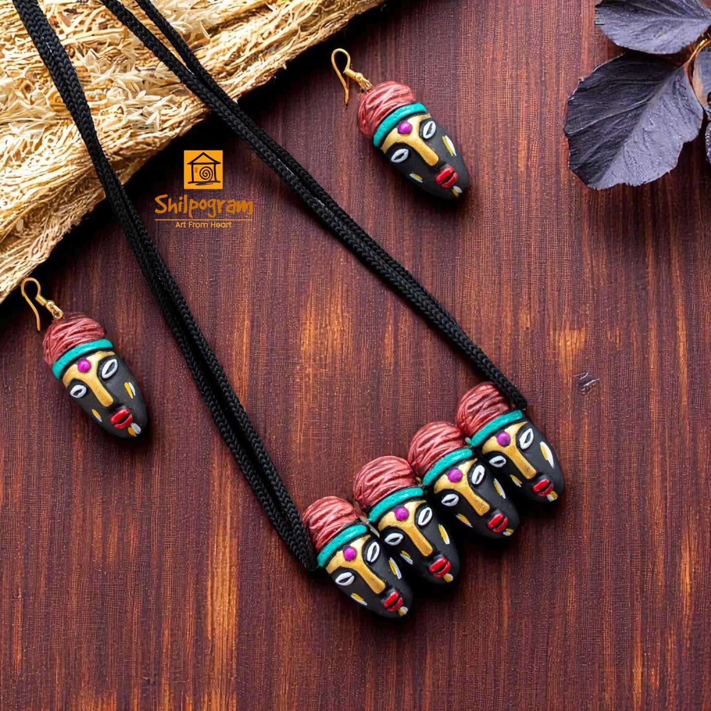 Handmade Terracotta Jewelry Set for Women TRN129