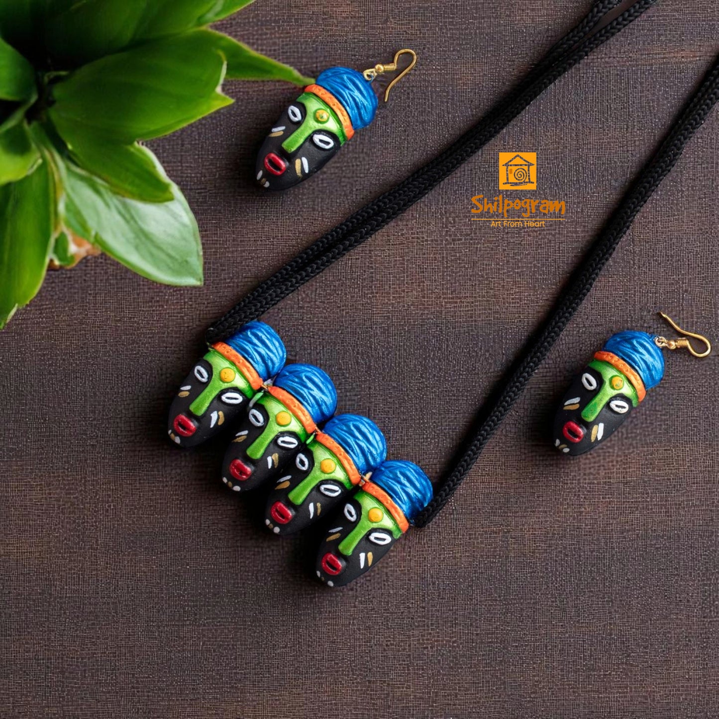 Handmade Terracotta Jewelry Set for Women TRN129