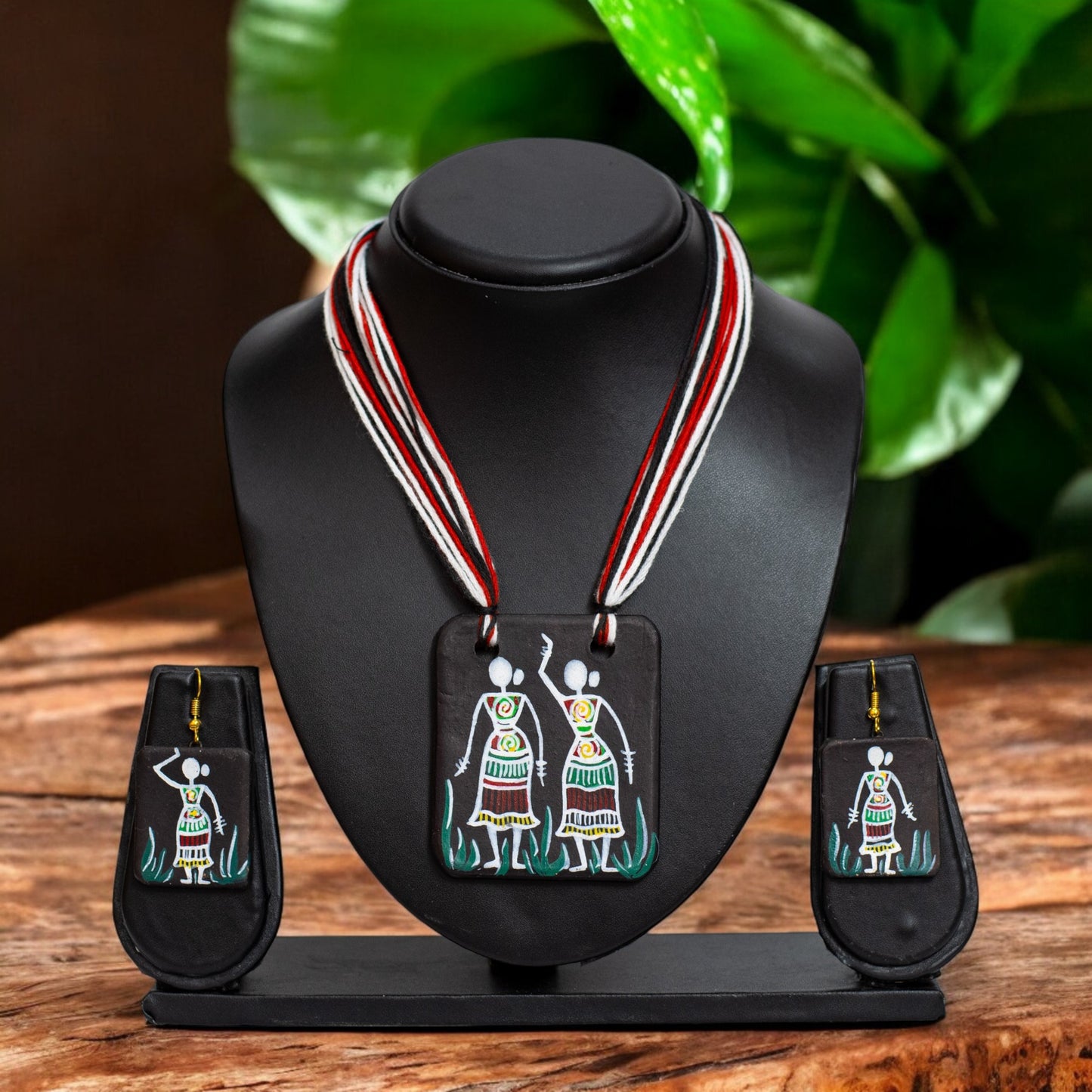 Handmade Terracotta Jewelry Set for Woman TRN110