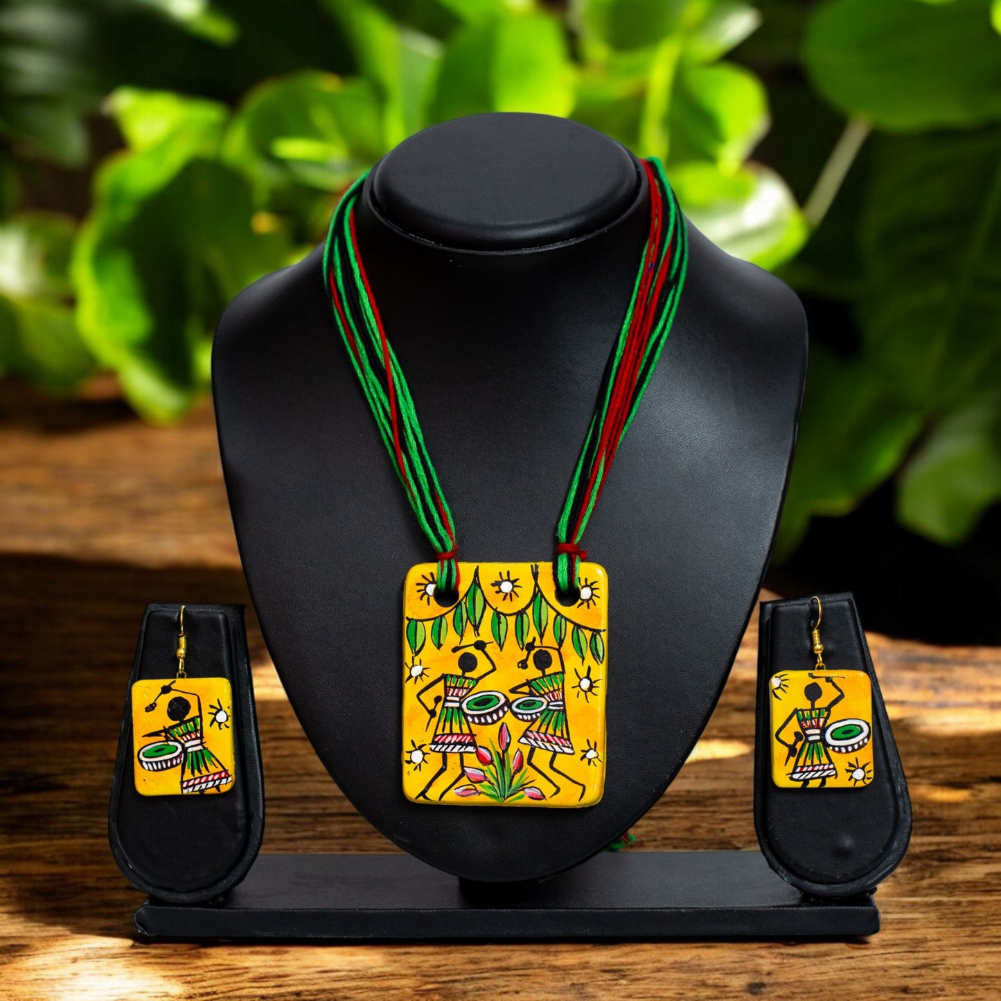 Handmade Terracotta Jewelry Set for Woman TRN110