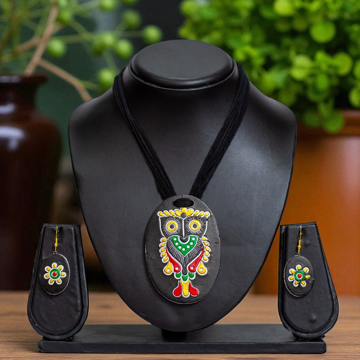 Handmade Terracotta Jewelry Set for Women TRN173