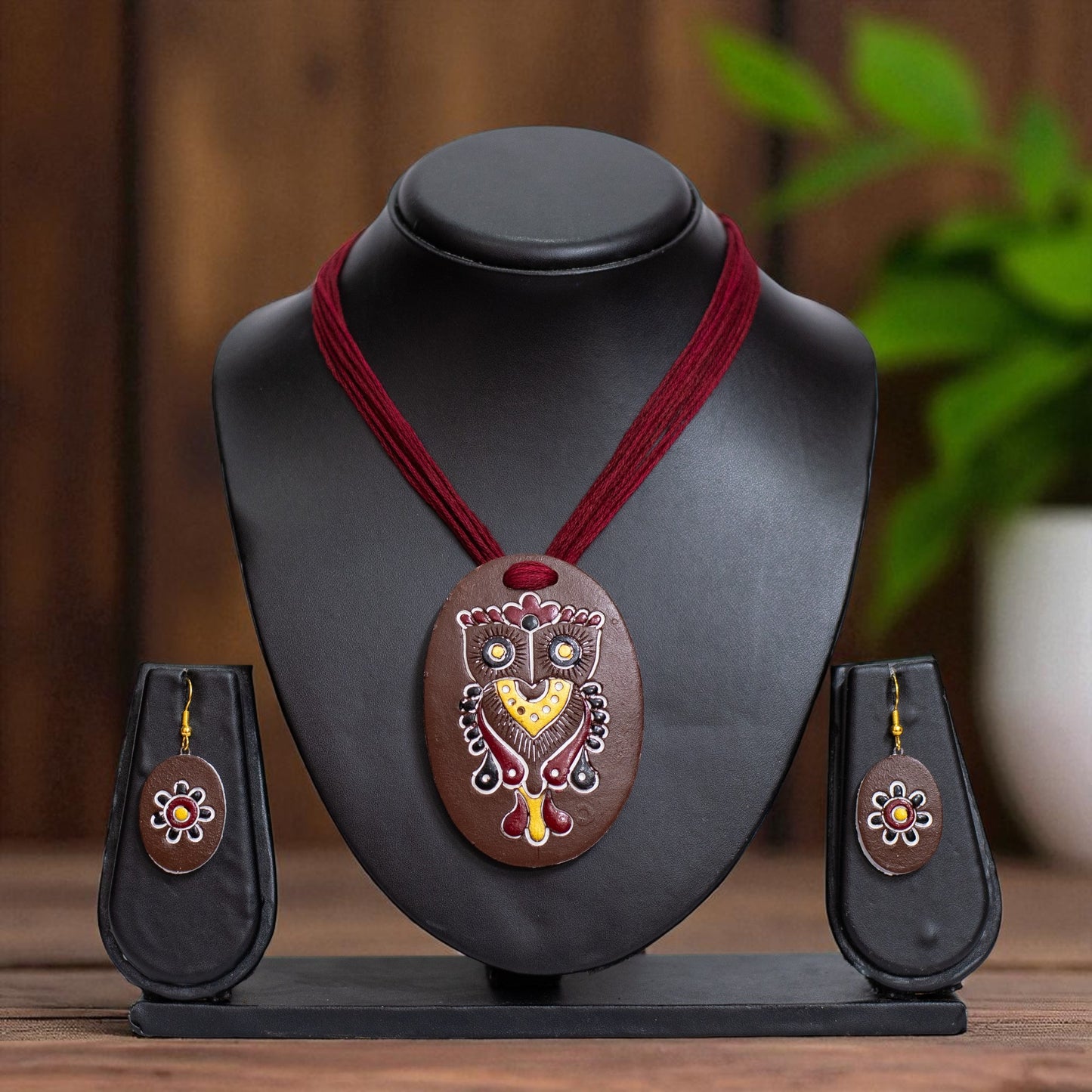 Handmade Terracotta Jewelry Set for Women TRN173