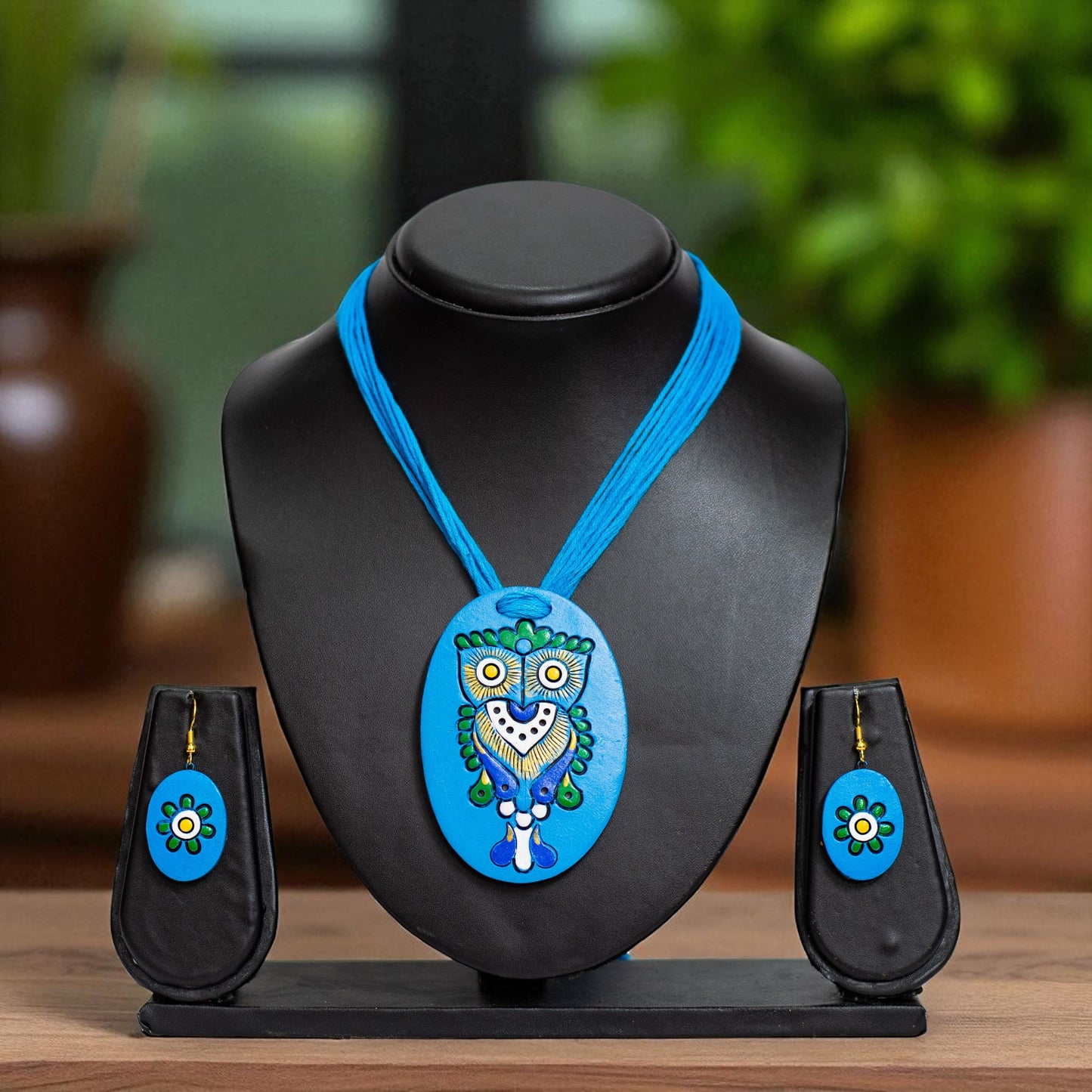 Handmade Terracotta Jewelry Set for Women TRN173