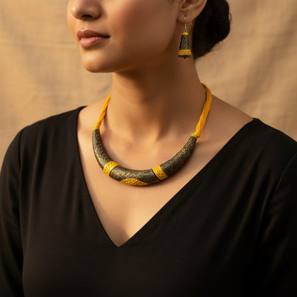 Handmade Terracotta Jewelry Set TR103
