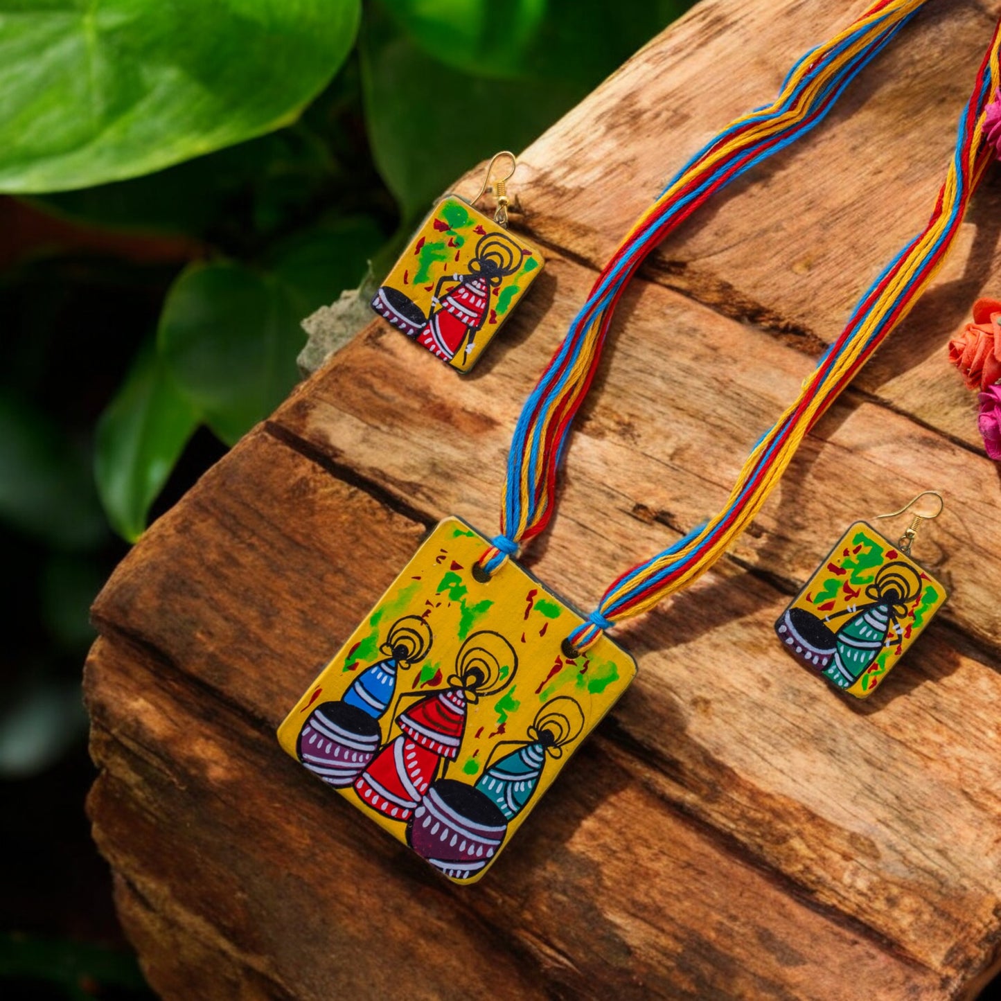 Handmade Terracotta Jewelry Set for Woman TRN110