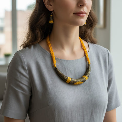 Handmade Terracotta Jewelry Set TR103