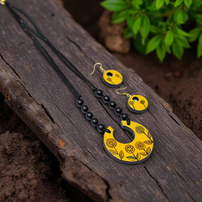 Handmade Terracotta Jewelry Set for Women TRN169