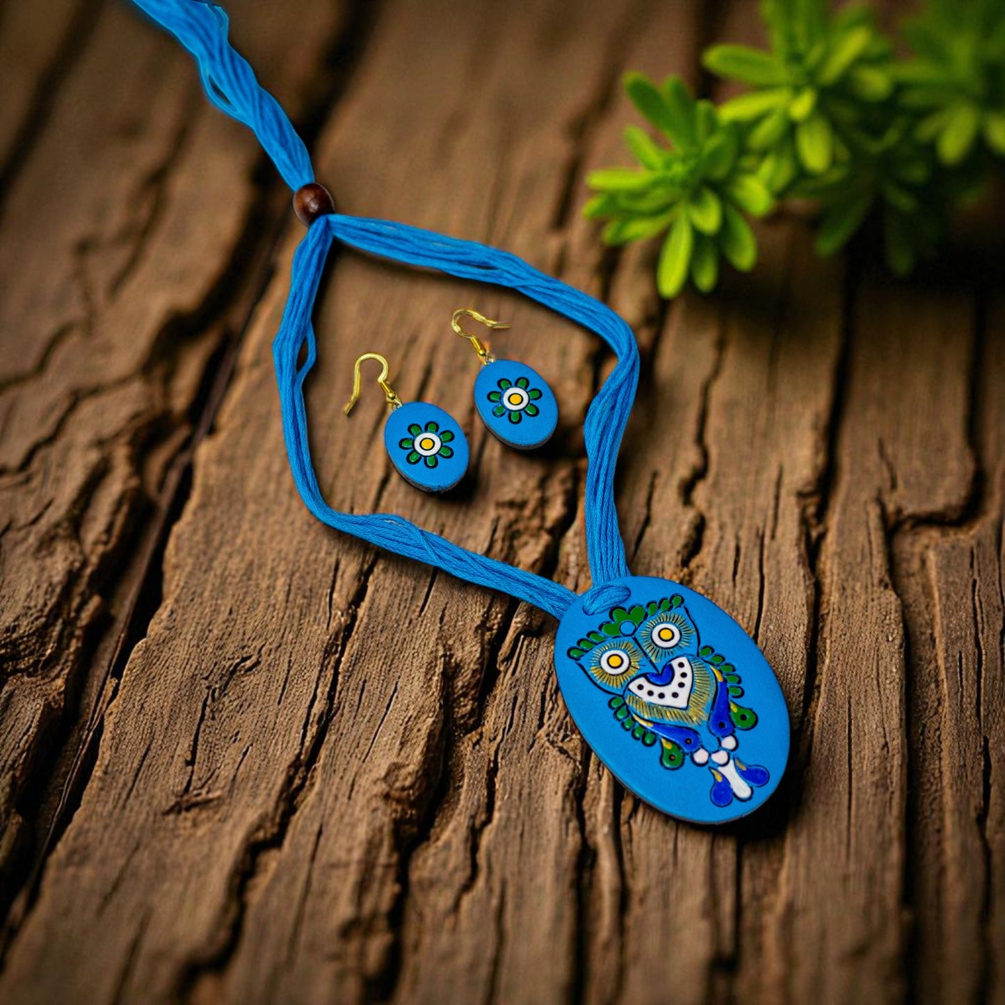 Handmade Terracotta Jewelry Set for Women TRN173
