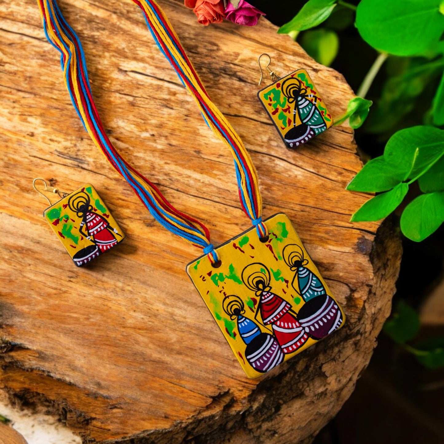 Handmade Terracotta Jewelry Set for Woman TRN110