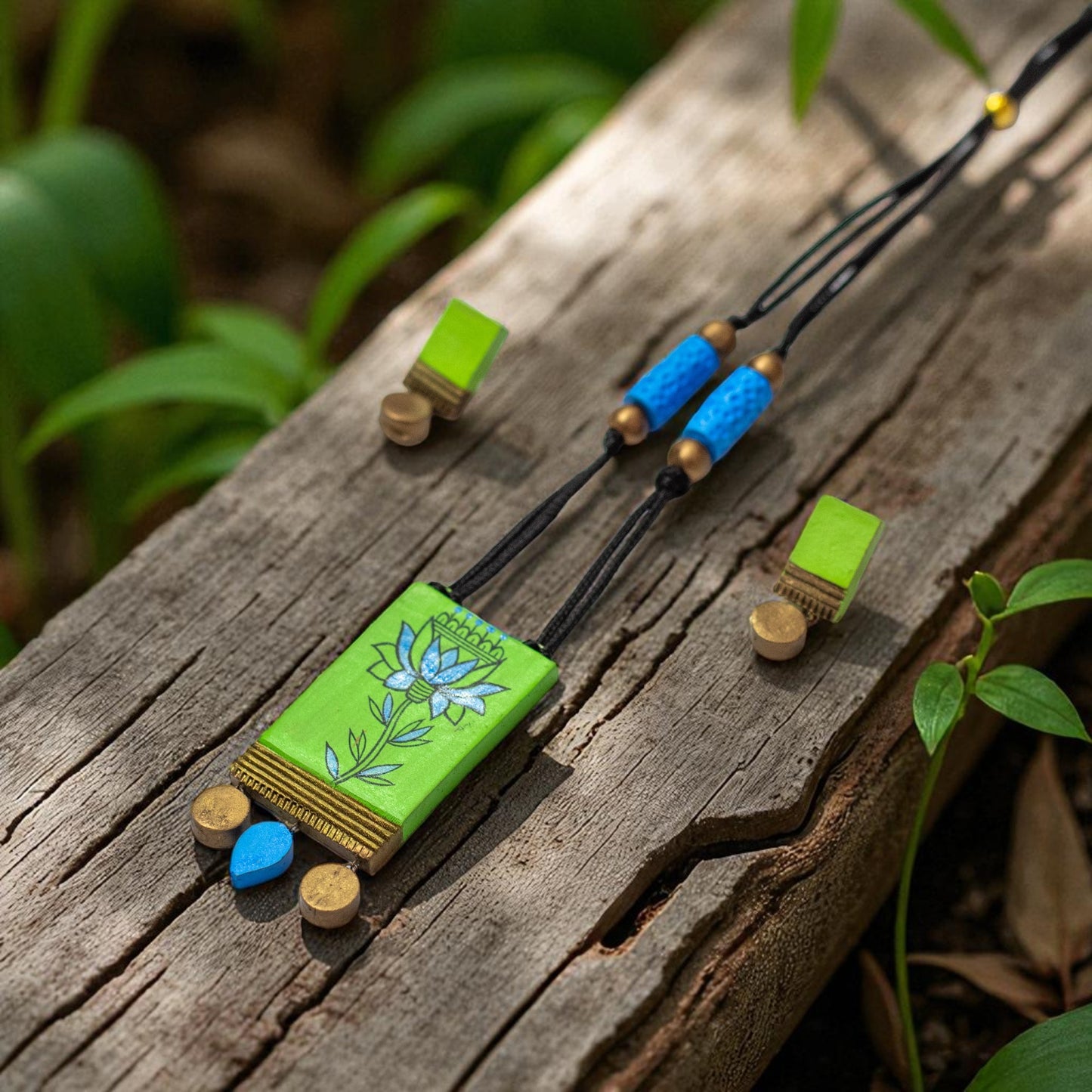 Handmade Terracotta Jewelry Set for Women TRN168