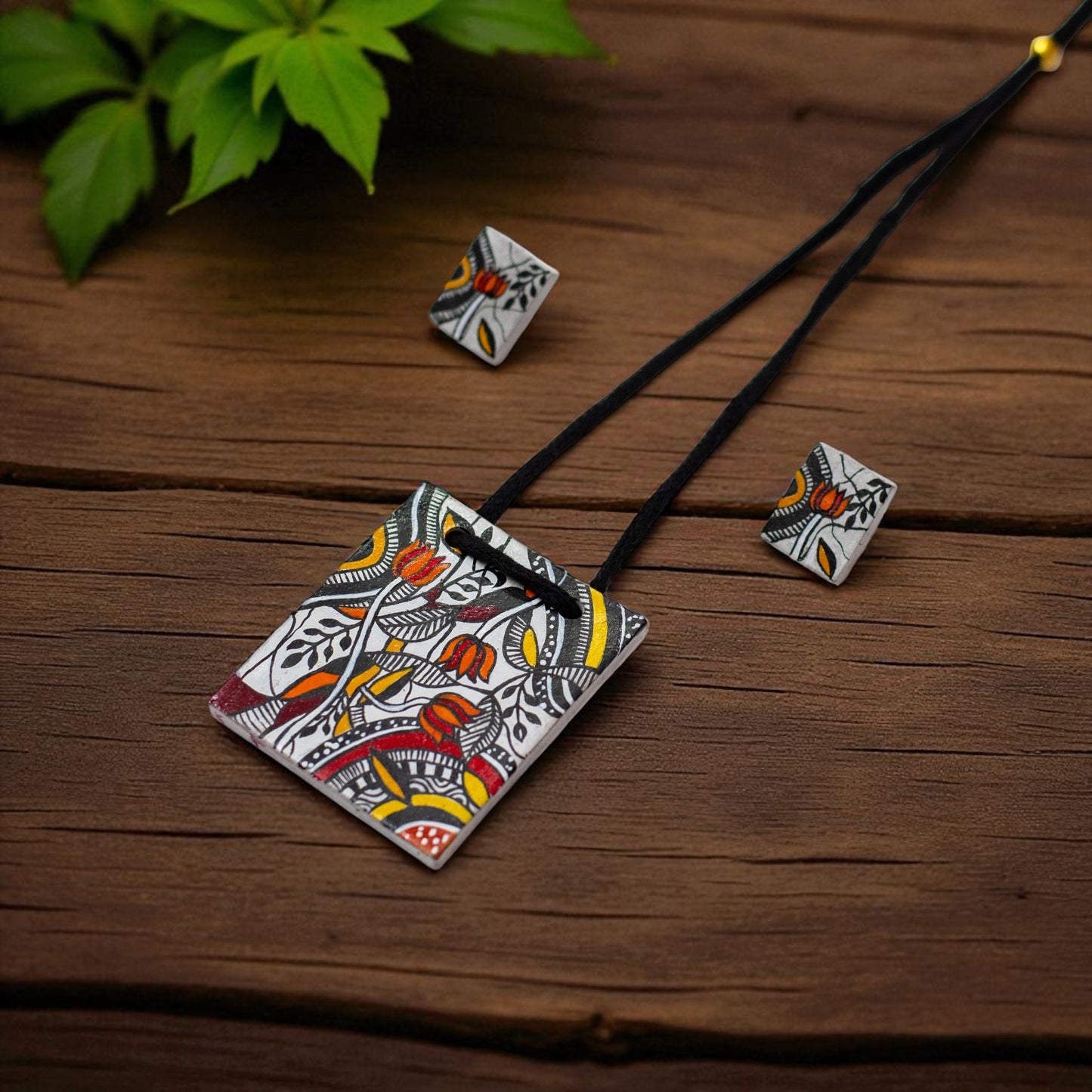Handmade Terracotta Jewelry Set for Women TRN172