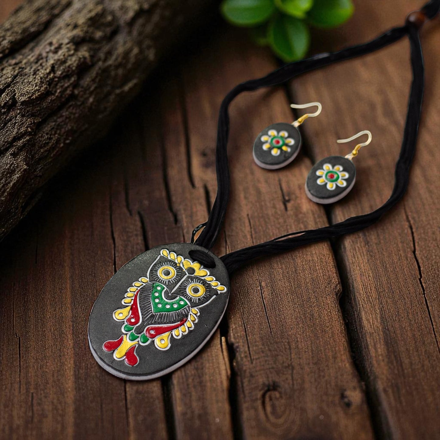 Handmade Terracotta Jewelry Set for Women TRN173