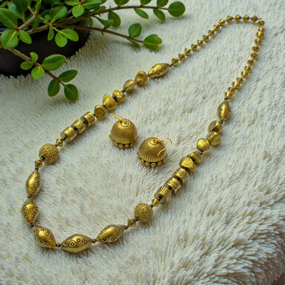 Handmade Terracotta Jewelry Set for Women TRN0176