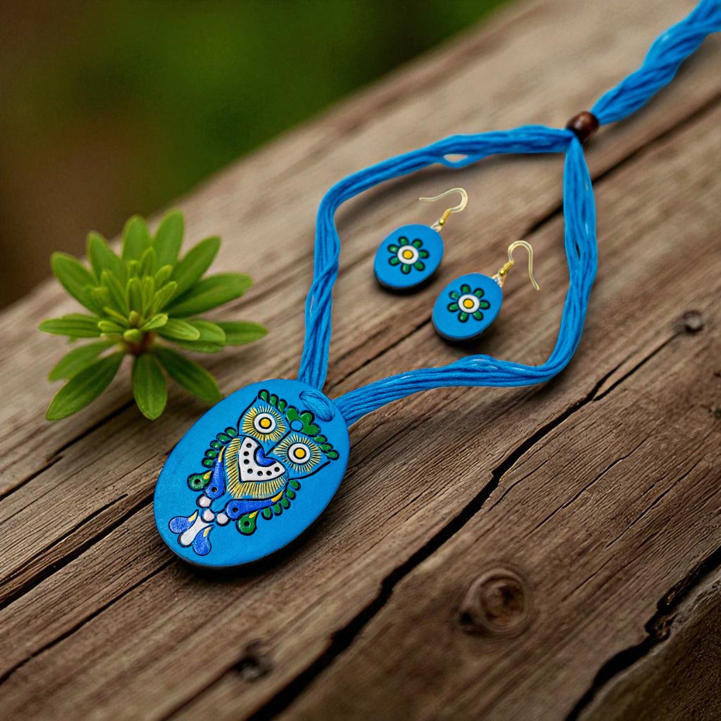 Handmade Terracotta Jewelry Set for Women TRN173