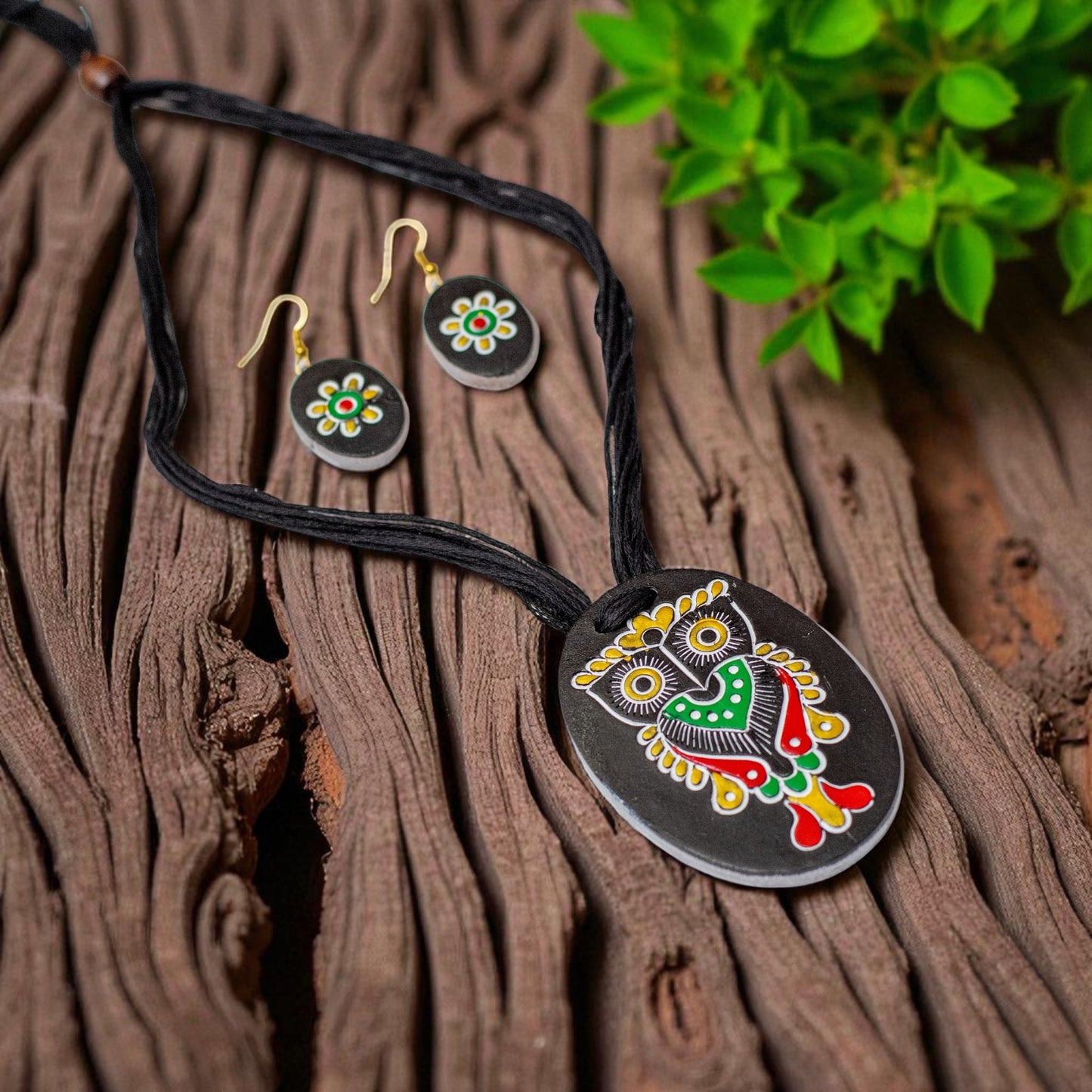 Handmade Terracotta Jewelry Set for Women TRN173