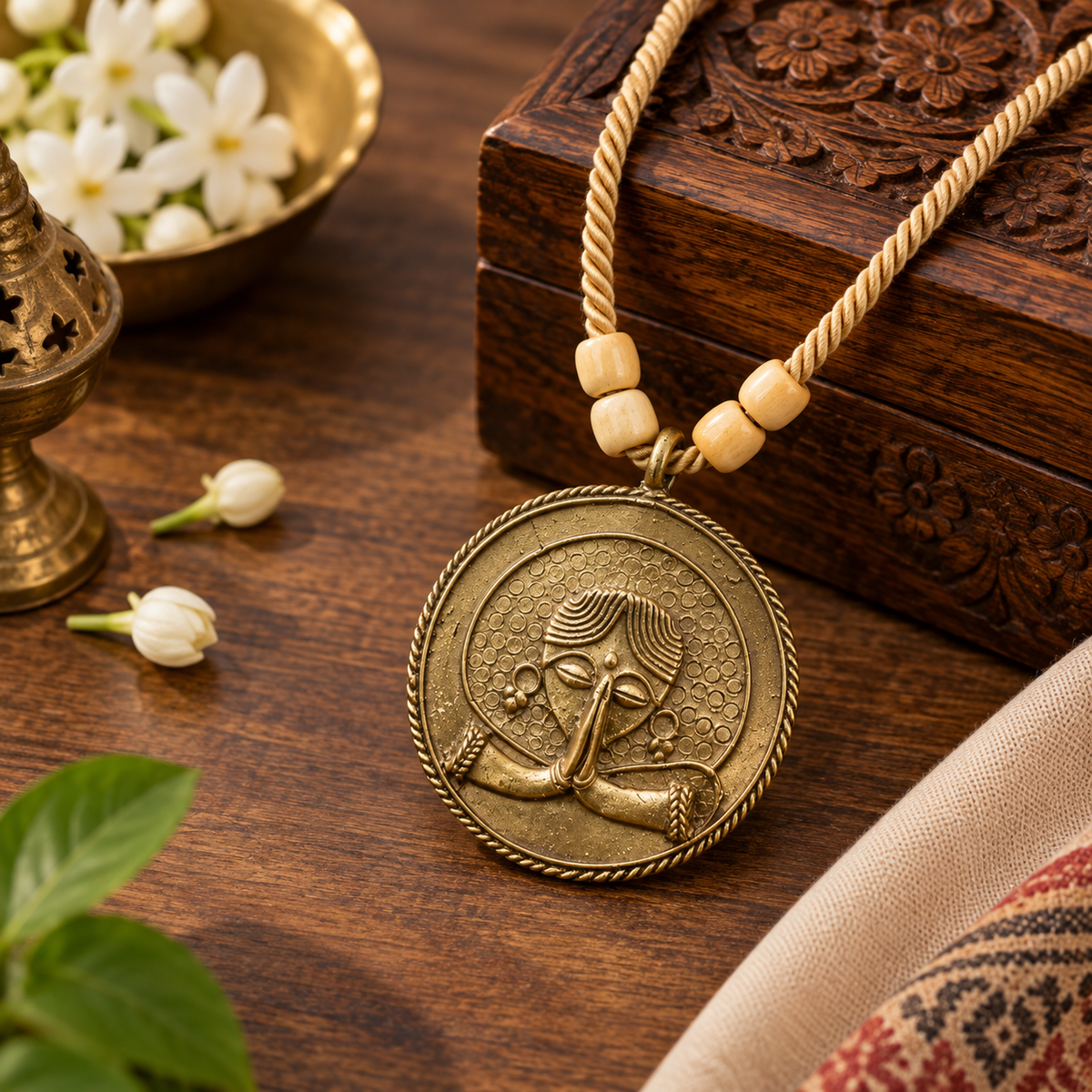 Dhokra Art Brass Metal Jewellery for Women D72