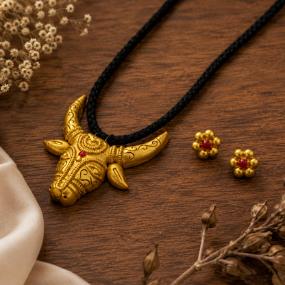 Handcrafted Terracotta Jewellery Set for Women | Indian Traditional Clay Necklace & Earrings | Ethnic Fashion Jewellery | TRN180