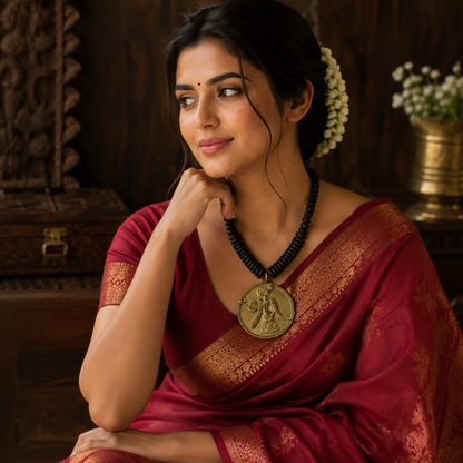 Dhokra Art Brass Metal Jewellery for Women D73