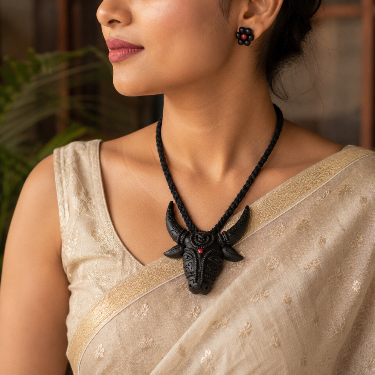 Handcrafted Terracotta Jewellery Set for Women | Indian Traditional Clay Necklace & Earrings | Ethnic Fashion Jewellery | TRN180