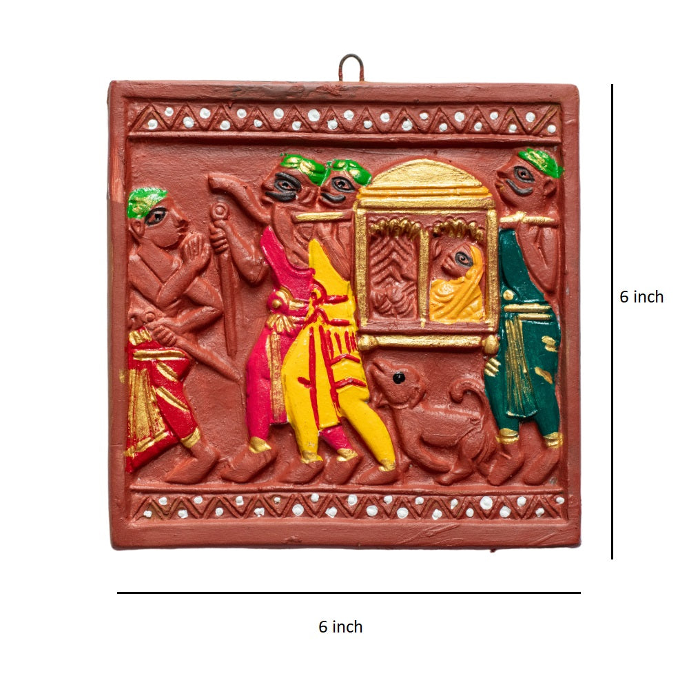 Terracotta Wall hanging Tiles T010 (6 inch x 6 inch)