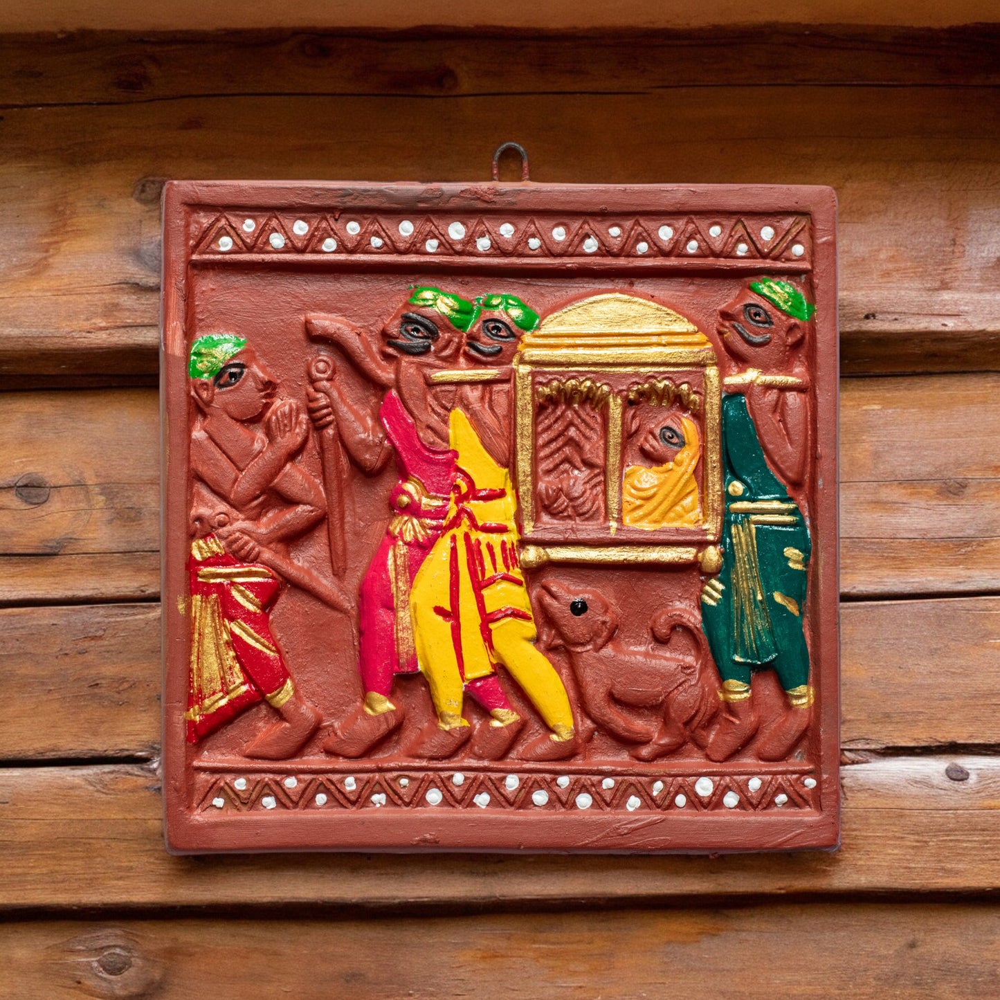 Terracotta Wall hanging Tiles T010 (6 inch x 6 inch)