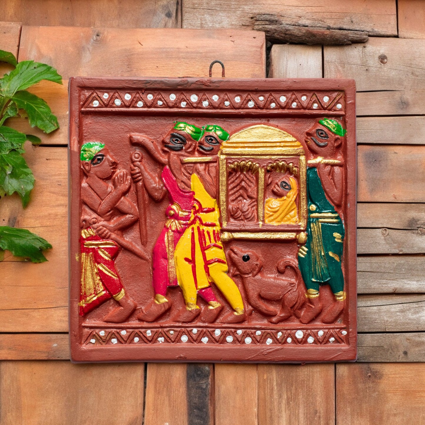 Terracotta Wall hanging Tiles T010 (6 inch x 6 inch)