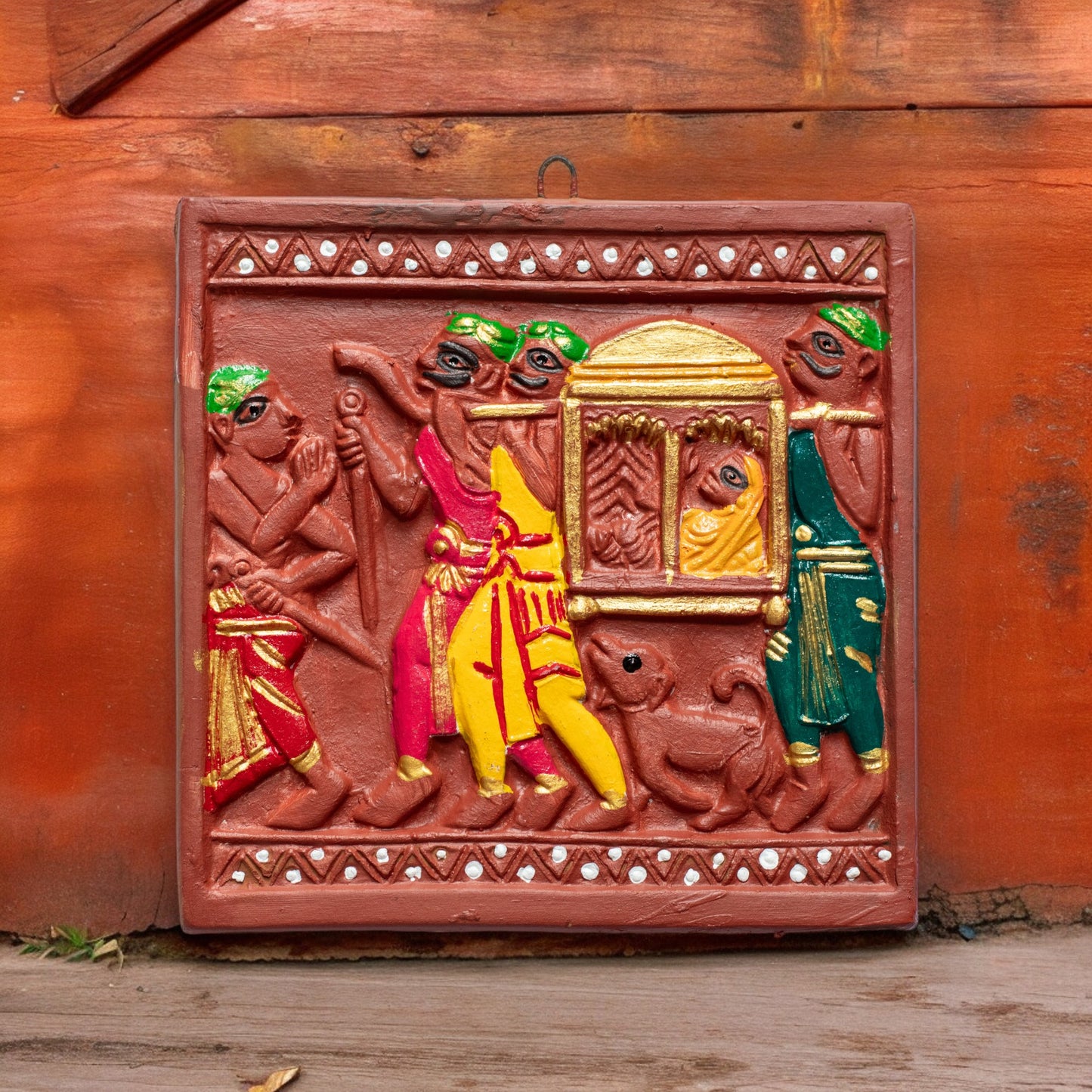 Terracotta Wall hanging Tiles T010 (6 inch x 6 inch)