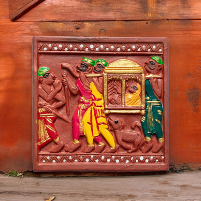 Terracotta Wall hanging Tiles T010 (6 inch x 6 inch)