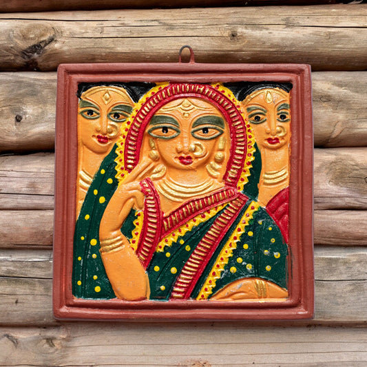Terracotta Wall Hanging Tiles T008 (6 inch x 6 inch)