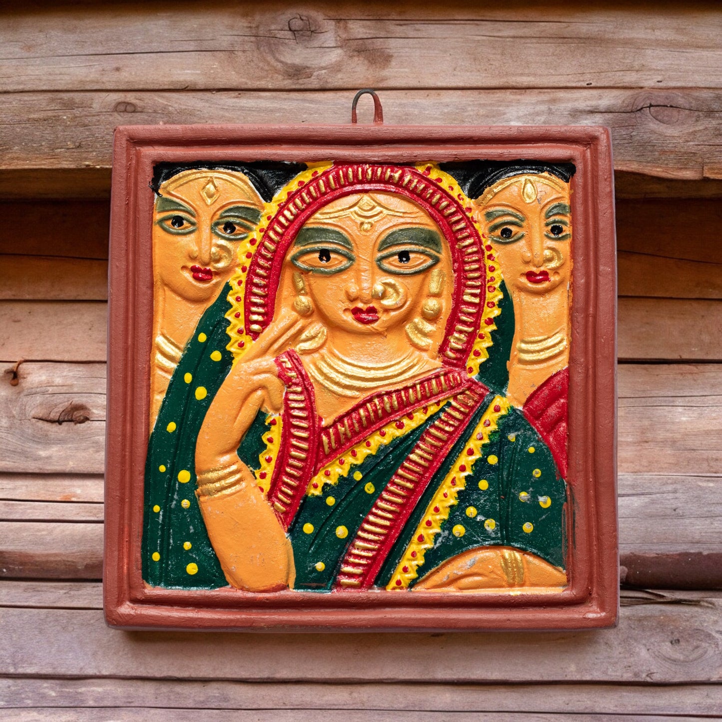 Terracotta Wall Hanging Tiles T008 (6 inch x 6 inch)