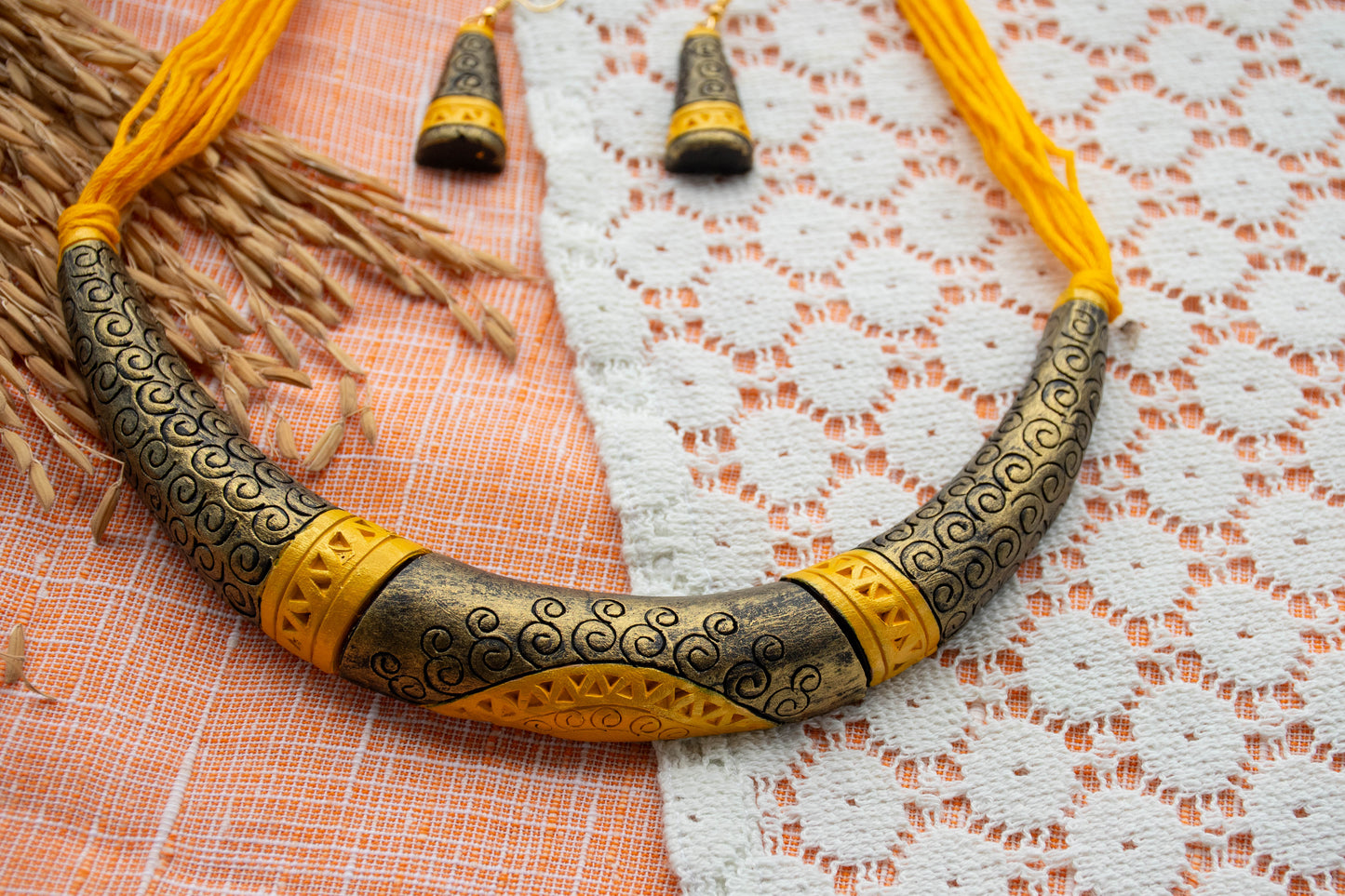 Handmade Terracotta Jewelry Set TR103