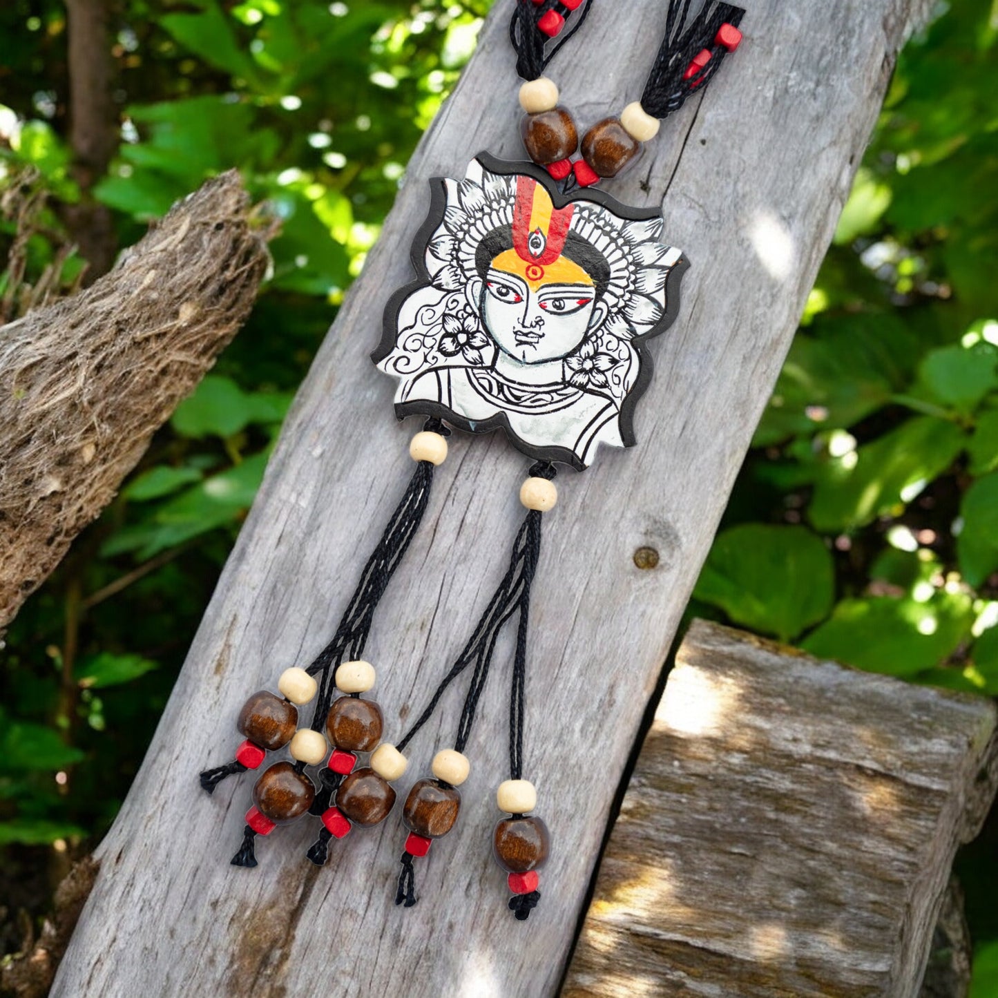 Handmade Terracotta Jewelry Set Devi Durga TRN122