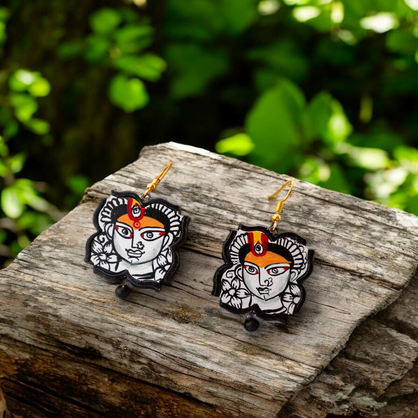 Handmade Terracotta Jewelry Set Devi Durga TRN122
